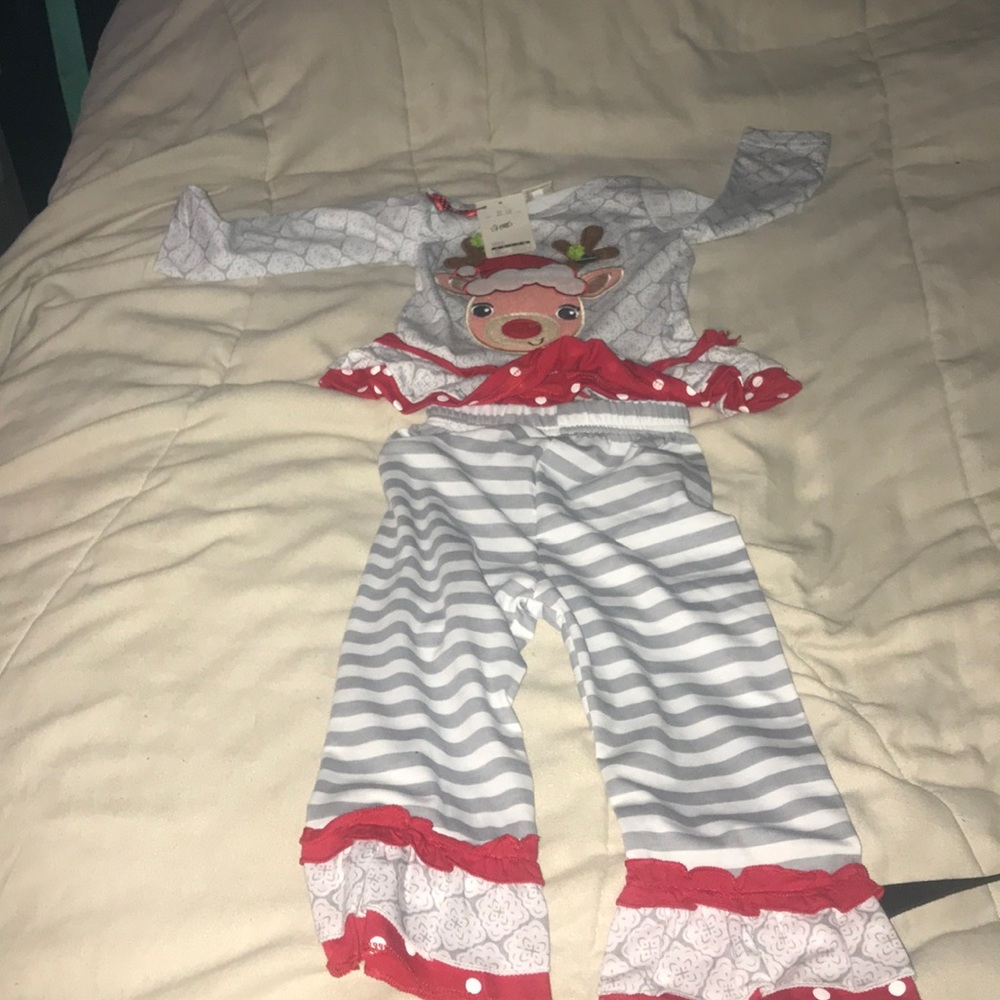 12 months baby girl Christmas outfit